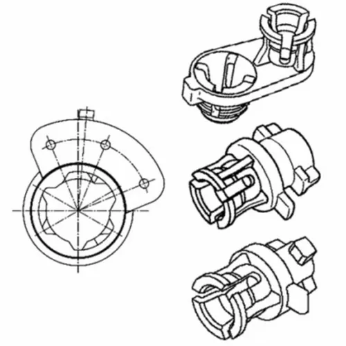 Hella Halter 8HG 183 586-001