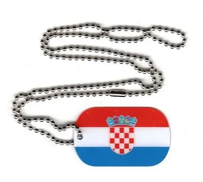 Dog Tag Kroatien Erkennungsmarke 30 x 50 mm Fahne Flagge von FahnenMax