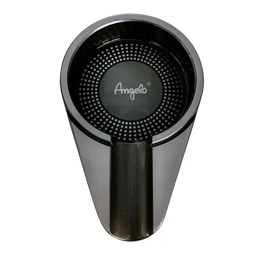 Angelo Aluminium Zigarrenaschenbecher grau mit Ablage in grau von Angelo