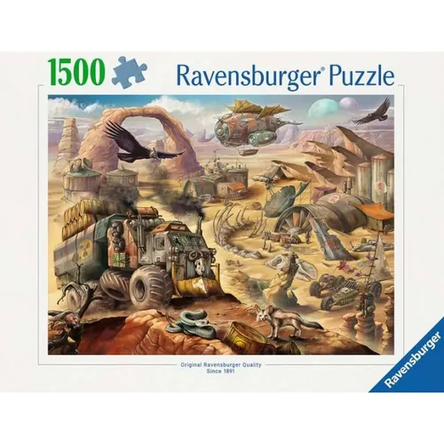 Wilkommen in Ödland Puzzle - Premium Ravensburger Puzzle für alle Levels: Von Anfängern bis Profis. Einzigartige, handgefertigte Puzzleteile garantieren ein unvergessliches Erlebnis.