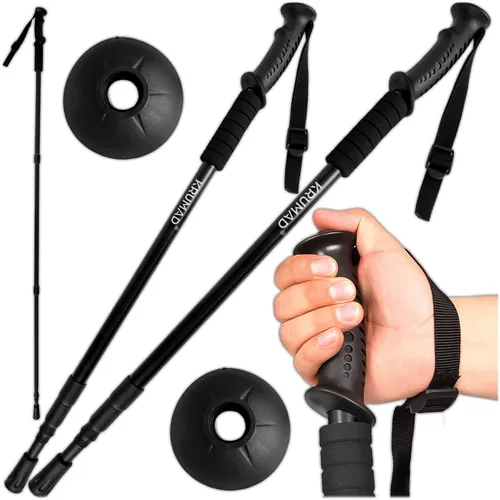 KRUMAD Nordic Walking Stöcke Aluminium, Teleskopisch & Verstellbar