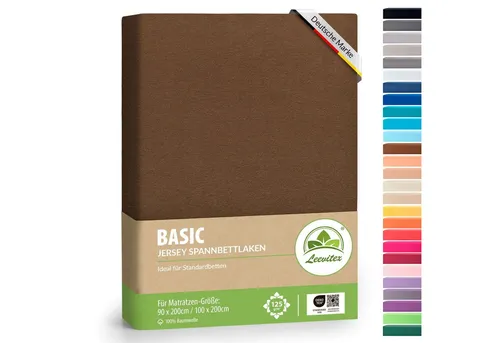 Bettlaken Braun von Leevitex