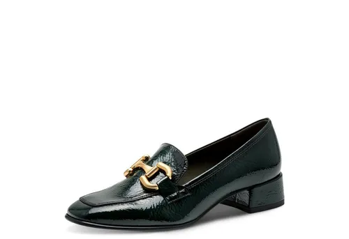 Modische Slipper TAMARIS für Damen, Gr. 38, dunkelgrün in grün von Tamaris