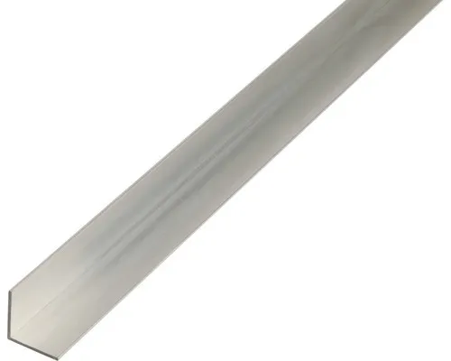 Alberts 471835 Winkelprofil | Aluminium, silberfarbig eloxiert - Aluminiumwinkel, 2000 x 50 x 50 mm, gleichschenklig und hochwertig verarbeitet – ideal für präzise Bauprojekte und kreative Lösungen.