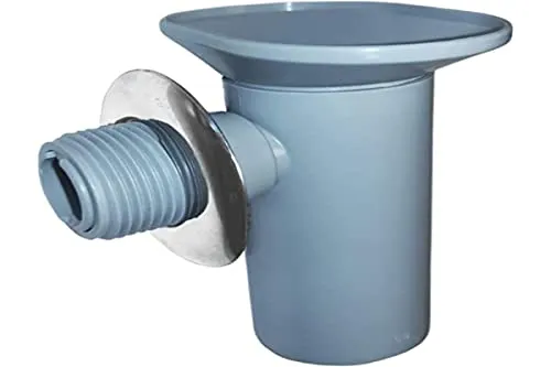 Vaillant 000376 Ablauftrichter R - 1 Zoll mit Siphon und Rosette, verbesserte Präzision und handbetriebene Kantaufnahme für optimale Funktionalität