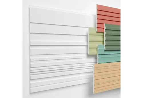 HEXIMO Wanddekoobjekt HLM-8-01 (Lamellenwand (0.46 m) aus XPS