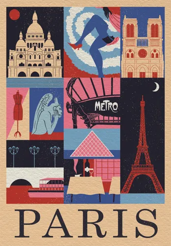 Puzzle 1000 Compact Paris Clementoni 8005125398430