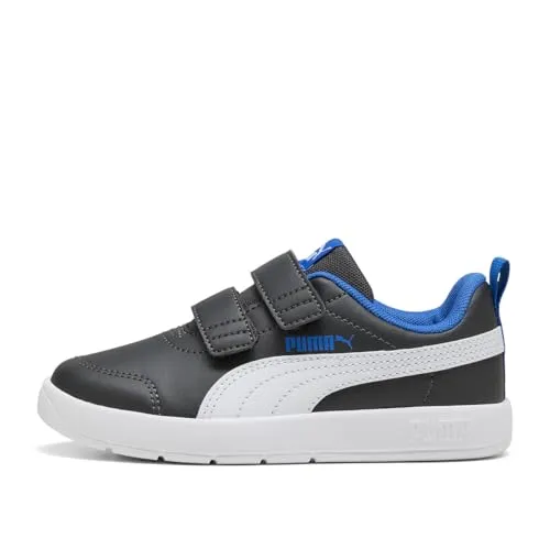 Puma Courtflex V3 V Inf Sneaker - Sneaker für Kinder, umweltfreundlich aus mindestens 30% recycelten Materialien, mit optimaler Passform und maximaler Flexibilität für unbeschwertes Spielen.