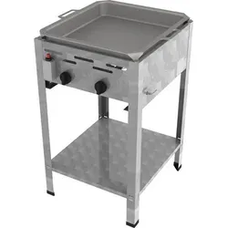 ChattenGlut Gastrobräter 7,3kW mit Edelstahlpfanne - Profi Gasgrill für vielseitige Anwendungen, leicht, robust und mit 20% geringerem Gasverbrauch. Ideal für Gastronomie und anspruchsvolle Grillfans.