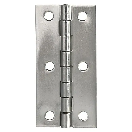 Edelstahl Scharnier DIN 7954 A schmal 80 x 41 mm