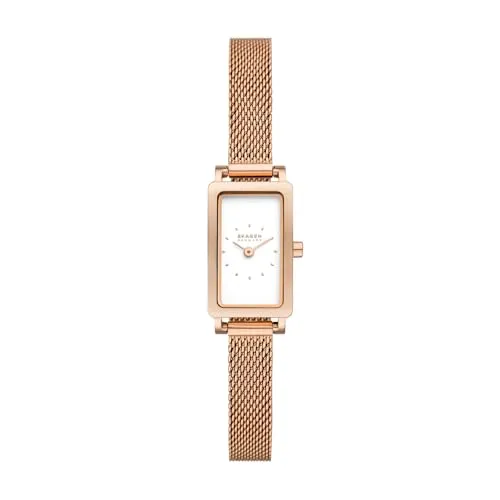 Skagen Watch SKW3148 - Elegante Damenarmbanduhr - Armbanduhren für Damen mit 30-mm-Gehäuse, stilvollem roségoldfarbenem Edelstahlband und wasserdicht bis 30 m - ideal für jeden Anlass.
