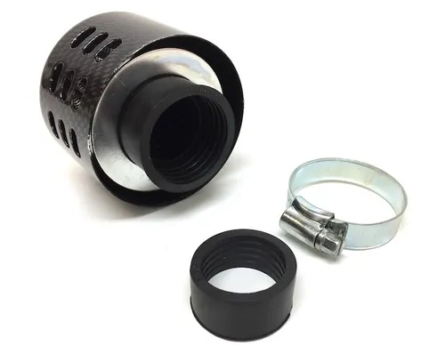 ✅ Sport Luftfilter Carbon mit 28mm u. 35mm Anschluss für Roller Scooter ✅