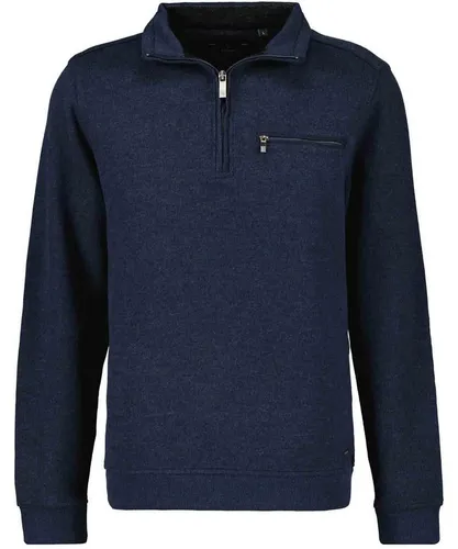 RAGMAN Herren Sweatshirt mit Stehkragen und Zip – Dunkelblau-711, M - Stylisches Sweatshirt für Herren, ideal für lässige Outfits. Der Stehkragen und der Zip bieten zusätzliche Funktionalität und Komfort.