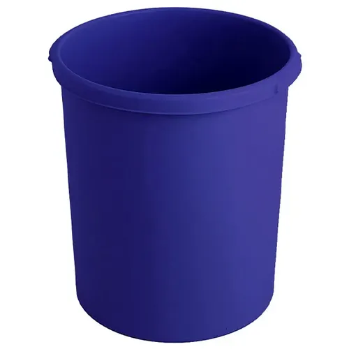 Papierkorb HAN Kunststoff 30 L blau Mülleimer ohne Deckel 73183360