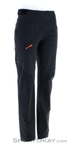 Mammut Courmayeur SO Pants Women black (44) - Wanderhosen für Bergsportlerinnen, aus atmungsaktivem und windabweisendem Softshell-Material, ideal für höchsten Tragekomfort und Bewegungsfreiheit beim Klettern und Wandern.