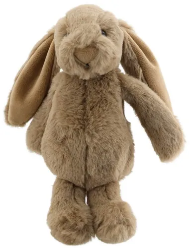 Kuscheltier Hase Plüsch 18 x 11 x 17 cm braun Stoffartikel