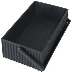 Aufbewahrungsbox Omnioffre Hachiman, 24.6x7.9x12.8 cm in schwarz von Hachiman