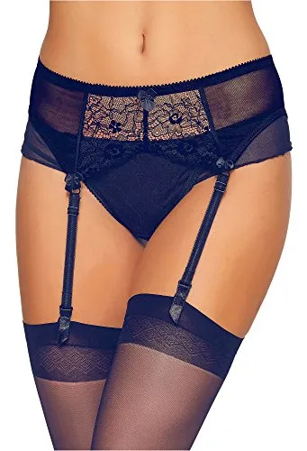 Merry Style Damen Strumpfgürtel 911 (Navy, L) von Merry Style