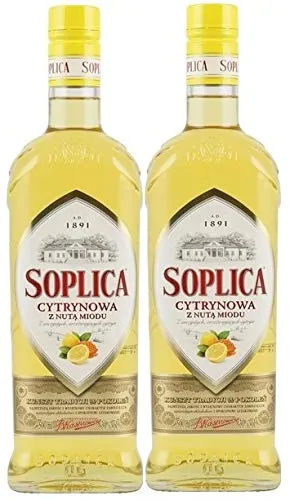 Flaschen Soplica Zitrone mit Honig Likör aus Polen a 0,5L 30% Vol. (2 x 0.5L) 2