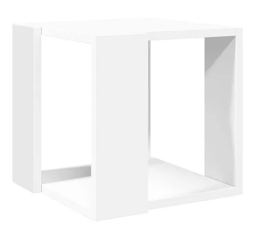 furnicato Couchtisch Eleganter 32 x 32 x 30 cm in Weiß