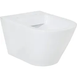 Wand-Tiefspül-WC Jacui spülrandlos aus Keramik, weiß BxHxT: 370x340x540 mm