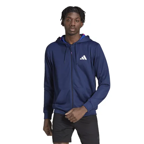 ADIDAS Herren Kapuzensweat TR-ES+ BL FZ JA