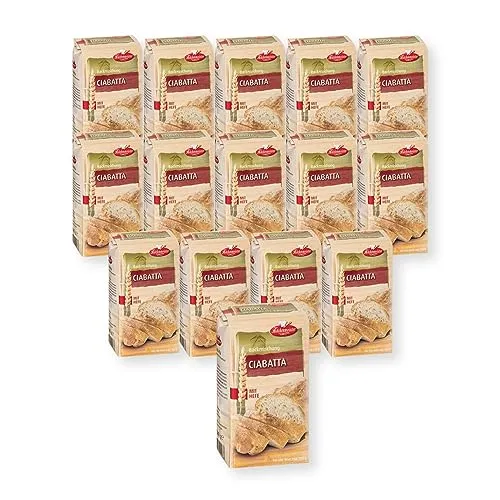 BIELMEIER 7,5 KG KÜCHENMEISTER Brotbackmischung Ciabatta - Brot-Backmischungen für Brotbackautomaten und Backofen, ideal für knuspriges Ciabatta mit italienischem Flair.