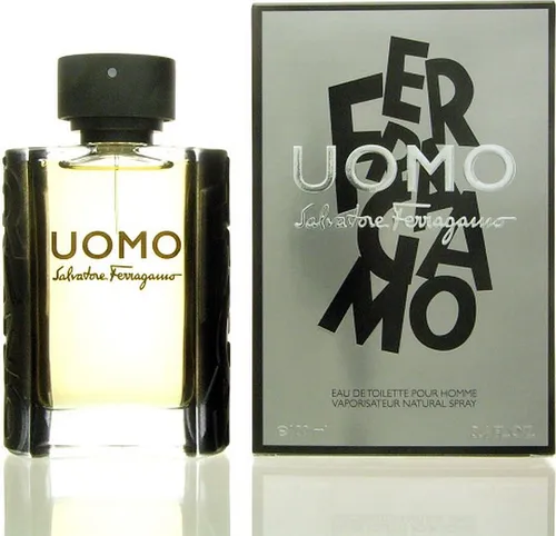Salvatore Ferragamo Uomo Eau de Toilette 100 ml - Herrendüfte mit orientalisch-holziger Note, verführerischer Duft mit Tiramisu und Orangenblüte für den modernen Mann.