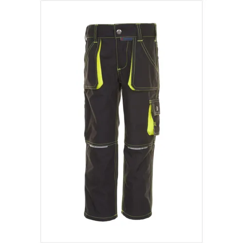 Planam  Junior Bundhose anthrazit/gelb Gr. 158/164, 6110158 in gelb von Planam