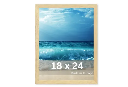 Victor (Zenith) Bilderrahmen Nolde, Bilderrahmen Beige 18x24 cm, Bilderrahmen Modern, Holzrahmen