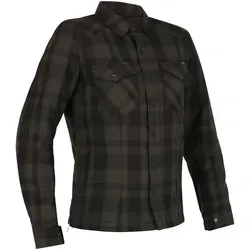 Richa Forest Damen Motorrad Hemd, schwarz-grau, Größe M - Stylisches Motorrad Hemd aus atmungsaktivem Material mit weichem Meshfutter und praktischen 2 Außentaschen. Ideal für stilbewusste Fahrerinnen.