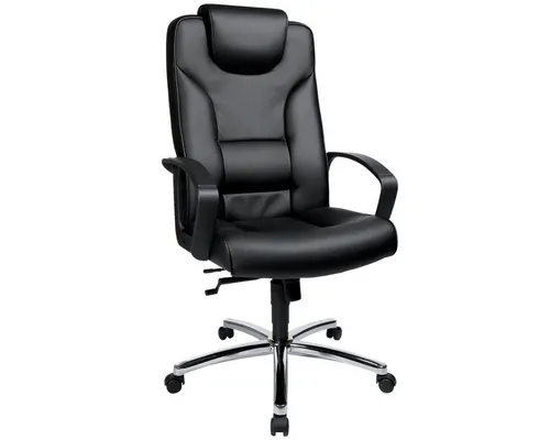 TOPSTAR Drehstuhl Chefsessel Comfort Point 50 - schwarz mit Armlehnen Sicherheitsdoppelr