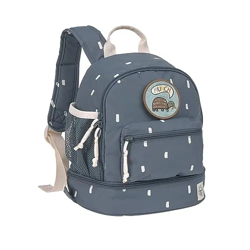 LÄSSIG Kinderrucksack mit Brustgurt in blau von LÄSSIG