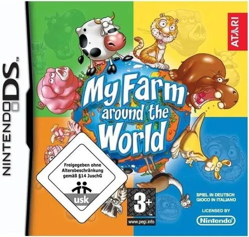 Nintendo DS-2DS-3DS MY FARM AROUND THE WORLD Neu Versiegelt Italienisch