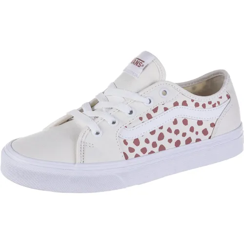 Vans Filmore Decon Sneaker Damen - Dots Withered Rose, Größe 38 - Stylische flache Sneaker im typischen Vans-Style mit strapazierfähigem Canvas-Obermaterial und abriebfester Laufsohle für optimalen Tragekomfort.