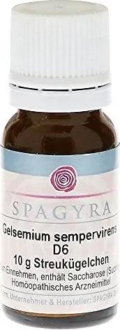 GELSEMIUM SEMPERVIRENS D 6 Globuli 10 g