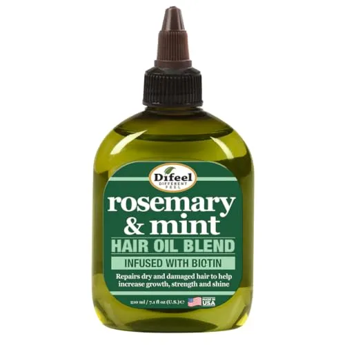 Difeel Rosmarin und Minze Premium Haaröl mit Biotin 200 ml