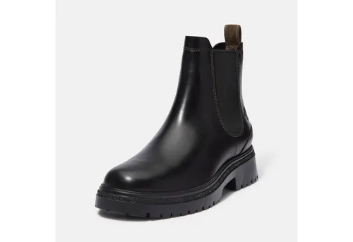Timberland Cambria Valley Mid Chelsea Boot Gr. 38 - Sportliche Chelseaboots in Schwarz - Wanderschuhe mit robustem Leder und rutschfester Gummisohle. Ideal für stylische Looks und winterliche Abenteuer.