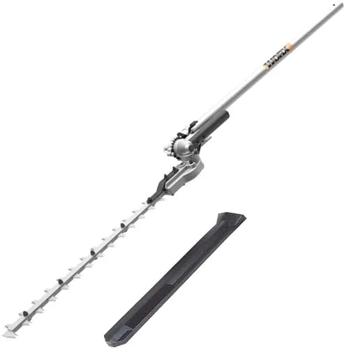 WORX WA0220 DriveShare Heckenschnere-Aufsatz - 40cm Multi-Tool - Zubehör für Heckenscheren, teleskopierbar bis 3m Höhe, mit 24mm Schnittstärke für müheloses Schneiden von Hecken und Ästen - ideal für flexible Schnittwinkel.