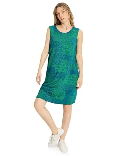 Cecil Damen Patchwork Print Kleid in grün von CECIL