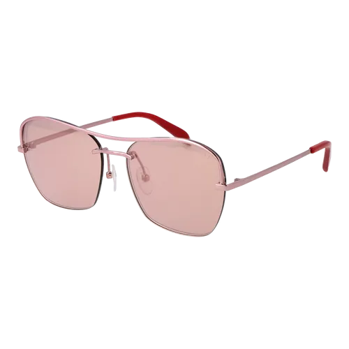 Pucci Sonnenbrille EP0225 72U 56 – Eleganter Schutz in Rosé Gold - Stilvolle Damen-Sonnenbrille mit verspiegelten Gläsern und 100% UVA & UVB Schutz. Ideal für sonnige Tage und modische Akzente. Größe 56-16-140.