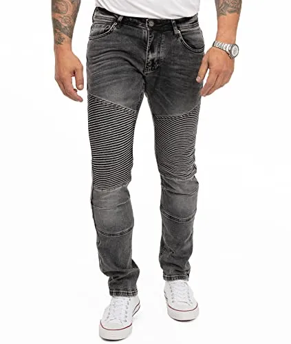 Rock Creek Herren Jeans Slim Fit Stretch Jeans - Modern & Bequem - Jeans für Herren, Slim Fit mit Elasthan für optimale Bewegungsfreiheit und Tragekomfort. Ideal für Büro, Alltag und Freizeit. In 24 Größen erhältlich.