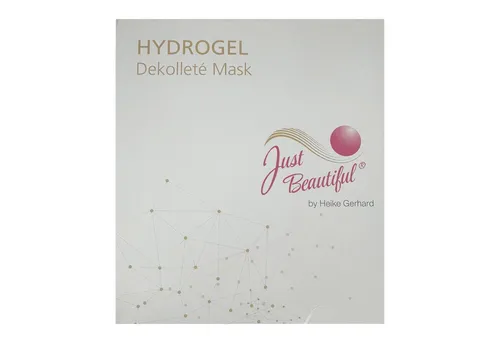 Just Beautiful® Hydrogel Dekolleté Maske - Körpermasken für exklusive Pflege, hydratisiert und verjüngt das Dekolleté mit Hyaluronsäure und Aloe Vera.