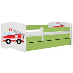 Raumhirsch Furniture Kinderbett Löschzug, Grün, 70x140 cm in grün von Raumhirsch Furniture