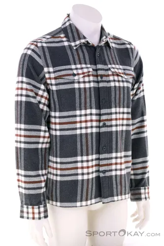 Patagonia Fjord Flannel Shirt M grau - Sportliches Hemd aus 100% Bio-Baumwolle in Grau, ideal für Outdoor-Aktivitäten. Hoher Tragekomfort und stylisches Design für Abenteuer in der Natur!