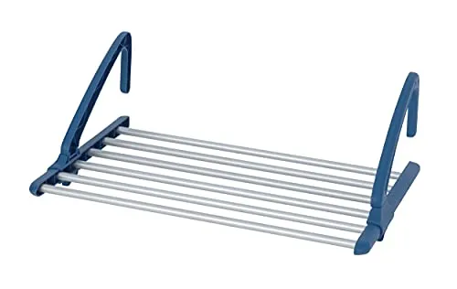 WENKO Teleskop Balkon-Wäschetrockner Alu, 6 m Trockenlänge