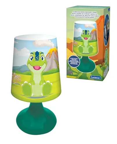 Lexibook, Dinosaur - Dinosaur Mini Kabellose Nachttischlampe und Nachtlicht - MLT10DINO