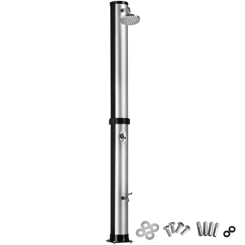 tectake® Solardusche 38 Liter - Gartendusche für warmes Wasser - Brausen & Duschen: Umweltfreundliche Solardusche mit 38 Liter Wassertank, ideal für Garten, Camping oder Pool. Genießen Sie warmes Wasser dank Sonnenenergie!