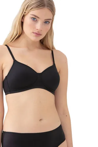 Mey Soft-BH JOAN schwarz 80 - Bequem und stilvoll - Funktionsunterwäsche mit leicht wattierten, unifarbenen Dessous-Schalen für optimalen Tragekomfort und verstellbare Träger. Perfekt für den Alltag!