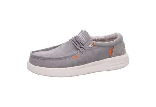 Fusion sportlicher Schnürer Grau - Herren-Schnürhalbschuhe mit herausnehmbarem Korkfußbett, rutschhemmender und flexibler Laufsohle für optimalen Tragekomfort - der perfekte Freizeitbegleiter.